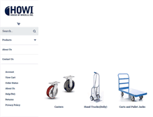 Tablet Screenshot of howi.com